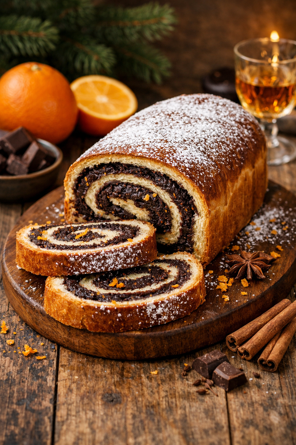 Potica s temno čokolado in pomarančno lupinico: ko tradicija zadiši po drznosti