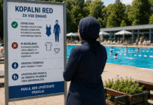 Strasti so se razvnele: žensko v burkiniju pregnali iz bazena – v Mariboru pa zaradi islamskih kopalk že vre razprava