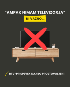 rtv prispevek, splet