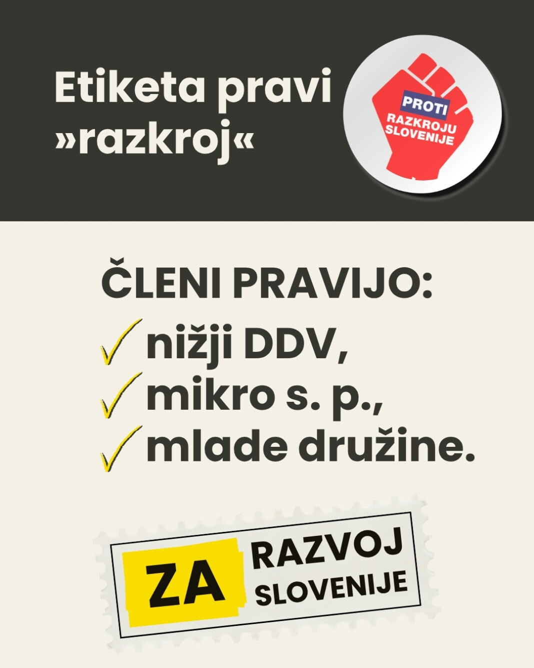 sindikati in njihova kampanja, interventni zakon - splet