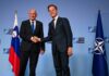 Janša v Bruslju: Rutte pohvalil Slovenijo, po sporih z Golobovo vlado želi država povrniti kredibilnost v Natu Janša, zveza NATO - chat gpt