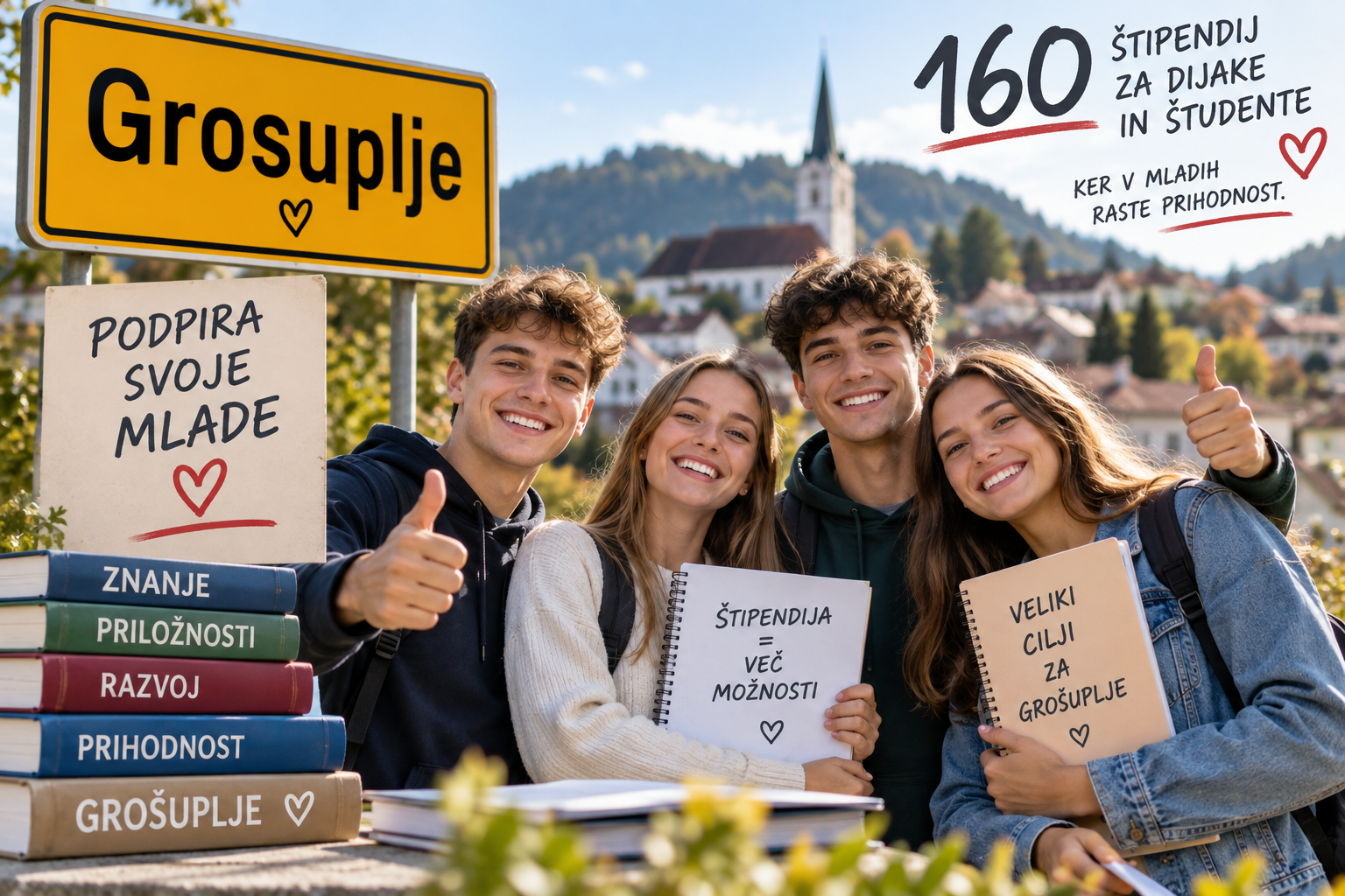 Grosuplje stavi na mlade: kar 160 štipendij, medtem ko jih marsikatera občina podeli le peščico – bi morale občine narediti več?