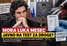 Bi moral Luka Mesec ponovno opravljati test za droge? Vprašanje, ki je večje od le enega politika – bi morali biti testirani kar vsi poslanci, ki zastopajo interese naroda? Mesec, Luka - chat gpt
