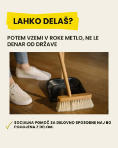 delo, socialna pomoč - splet