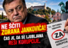 Največja vladna stranka sporoča: Ne ščiti Zorana Jankovića! Čas je, da se Ljubljana reši korupcije, obkroži ZA! parlamentarna preiskava, ZA - chat gpt