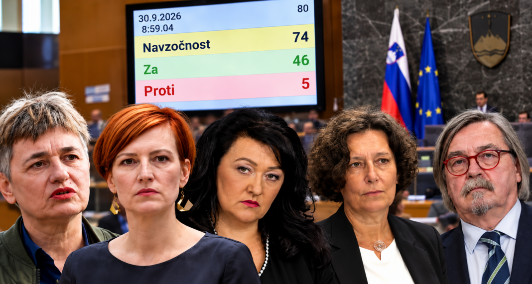 za slovenske otroke ali proti? kdo je glasoval proti?
